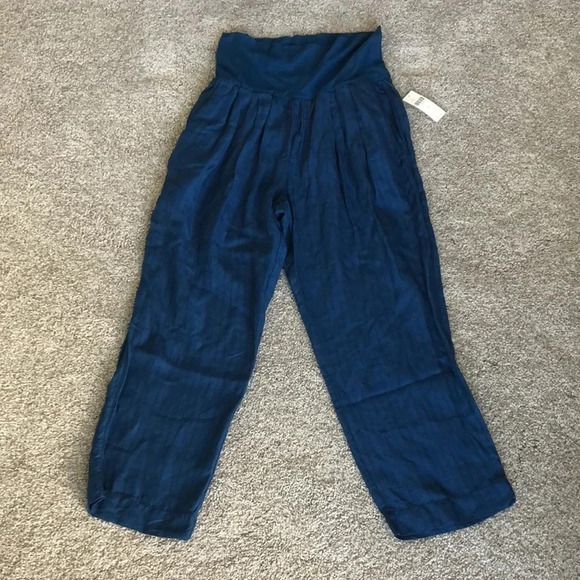 Anthro HEI HEI turquoise blue pants XS New with Tags - Picture 3 of 9